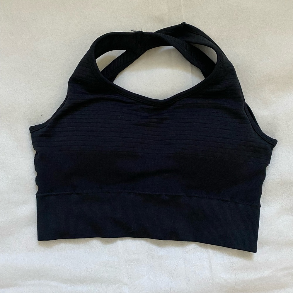 Alphalete Black Sports Bra
